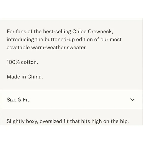 NWT Jenni Kayne Navy Stripe Chloe Cardigan Sweater Size Medium - Picture 5 of 9